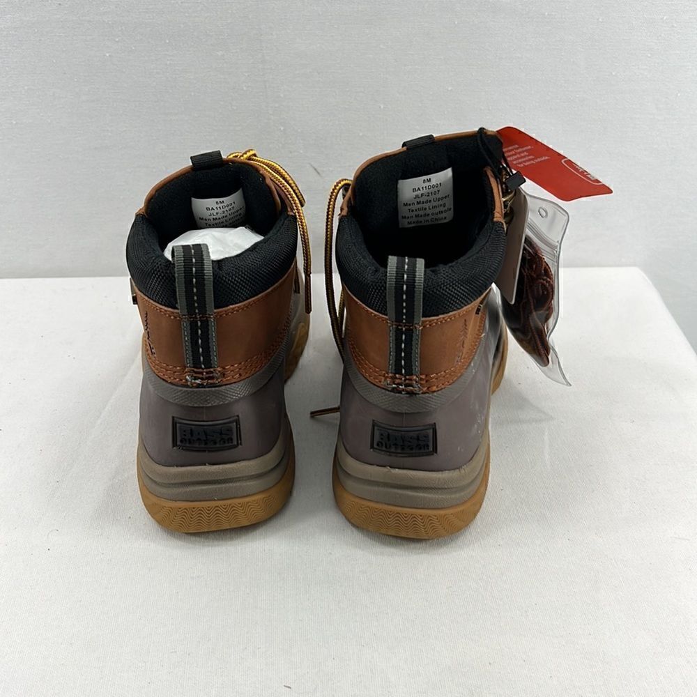 Bass Outdoor Field Duck Mid Boots -Tan/Chocolate -Size 8- NIB - Picture 3 of 7